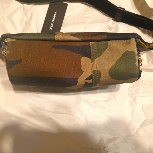 Dolce & Gabbana CAMO PATCHWORK BUMBAG, Waist Bag, Fanny Bag NWT - Picture 8 of 9